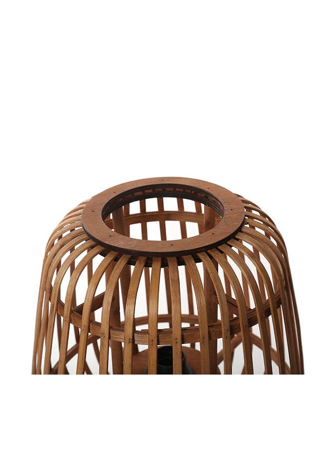 homes r us - Alexa Bamboo Lantern, Brown - Small - Image 1