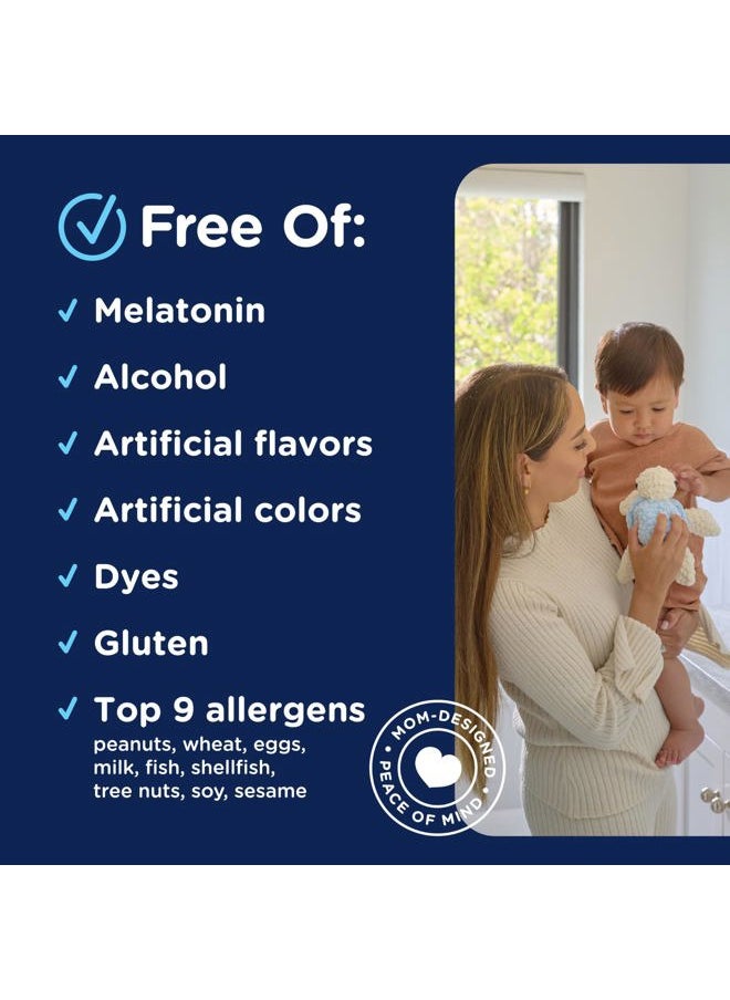 Mommy's Bliss - قطرات وقت النوم العضوية للأطفال + دعم المناعة أثناء الليل*، تعزز النوم الهادئ، خالية من الميلاتونين، للأطفال من سن 4 أشهر فما فوق، 2 أونصة سائلة - Image 1