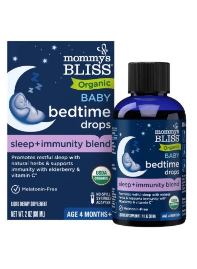 Mommy's Bliss Organic Baby Bedtime Drops ,romotes Restful Night,2 Fl Oz - Image 1
