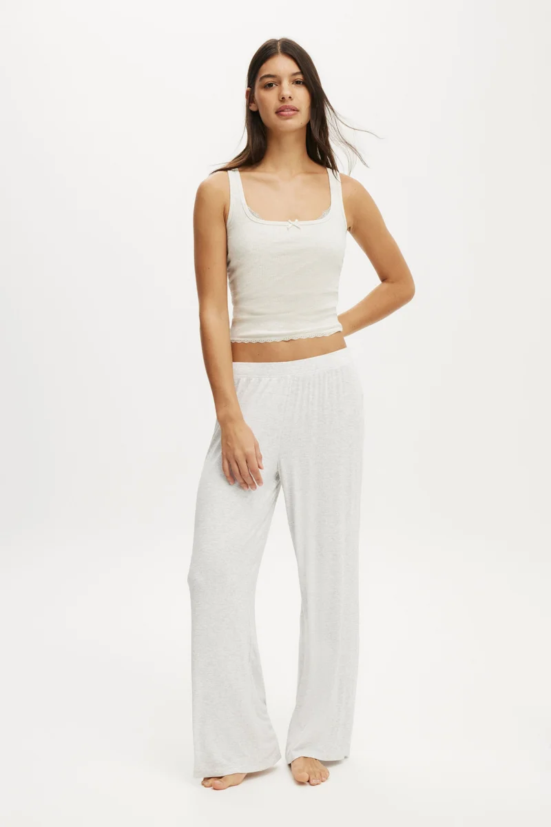 Body  RIB LACE RUCHED TANK for Women | Best Price UAE