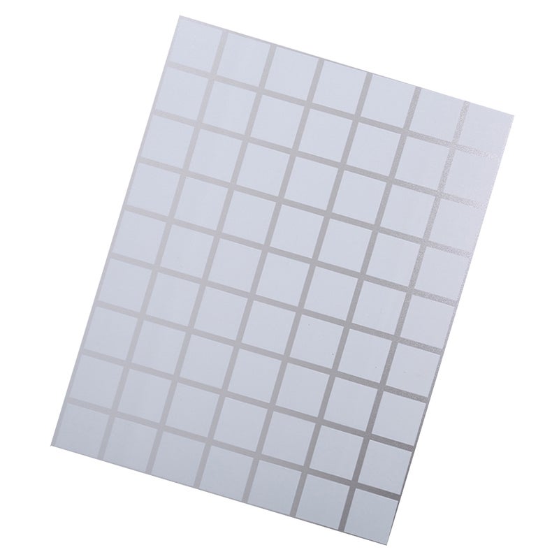2 Rolls White Frosted Self-Adhesive Glass Film Simple Window Sticker for Home Kitchen Bathroom Office (Assorted Color) - Image 1