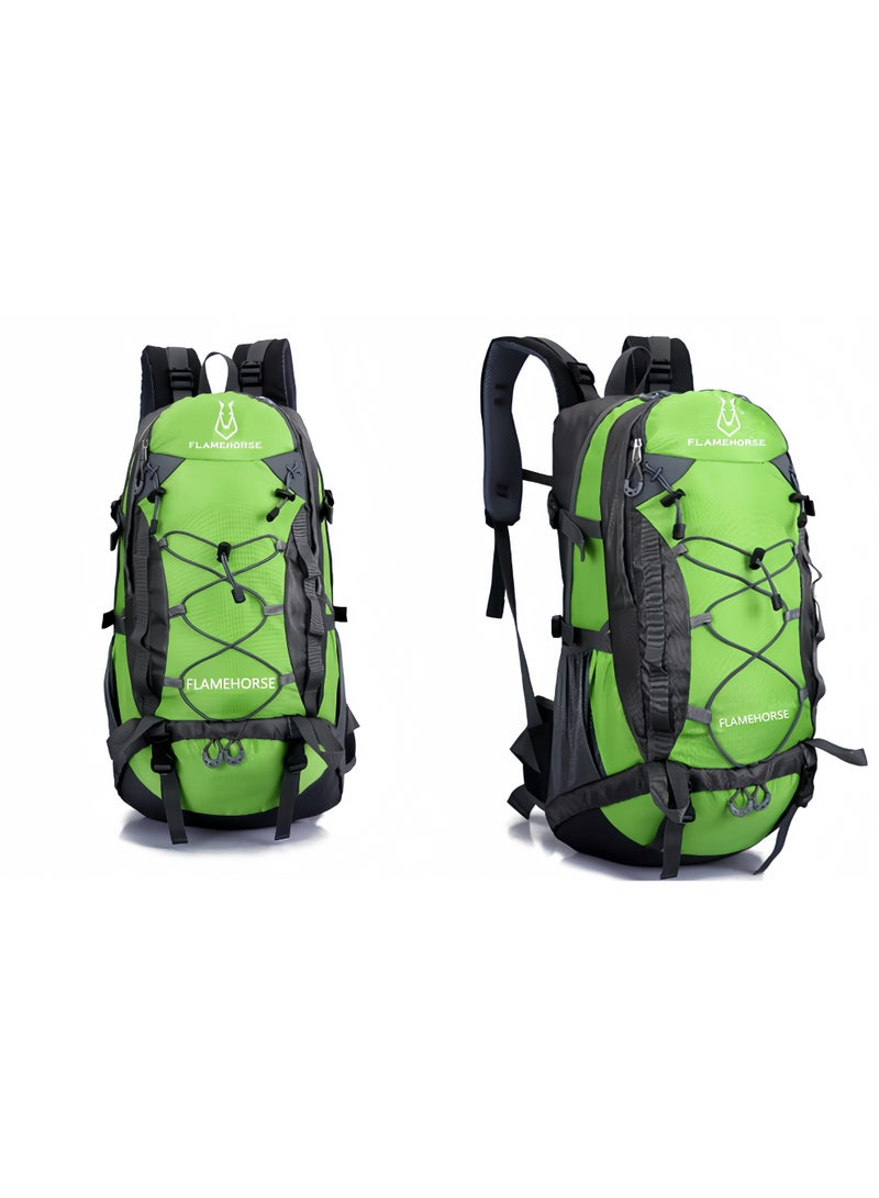 FLAMEHORSE New Outdoor Mountaineering Bag 50L Travel Backpack Sports Backpack Water-Proof Nylon Travel Bag - Image 2