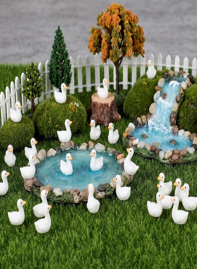 HaiFafafaing 90 Pcs Tiny Gooses, 0.7 Inch Mini Resin Goose for DIY Crafts - Image 4