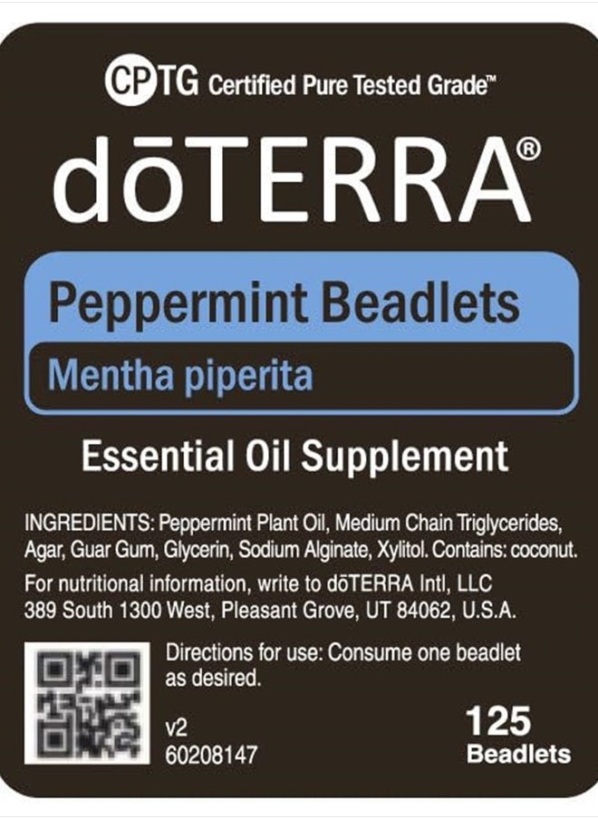 doTERRA - doTERRA - Peppermint Beadlet Essential Oil - 125 Beadlets - Image 1
