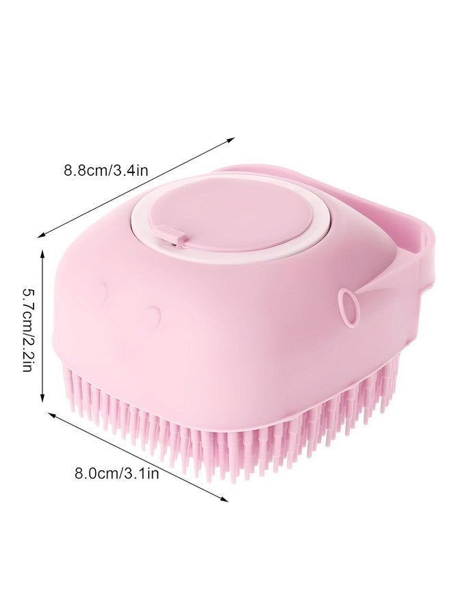 Best Soft Silicone Bath Brush with Shampoo/Shower Gel Dispenser - 2-in-1 Gentle Exfoliator & Massage Scrub for Men, Women & Kids | Reusable Body & Scalp Cleaning Brush | Perfect for Shower & Bath pack of 2 - Image 5