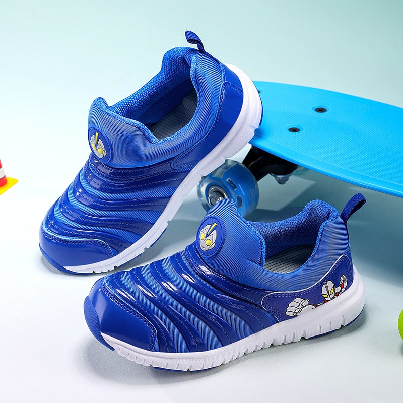 Caterpillar Children'S Shoes Spring And Mesh Breathable Soft Sole Lightweight Small And Medium-Sized Children'S Sports Shoes Baby Shoes - Image 1