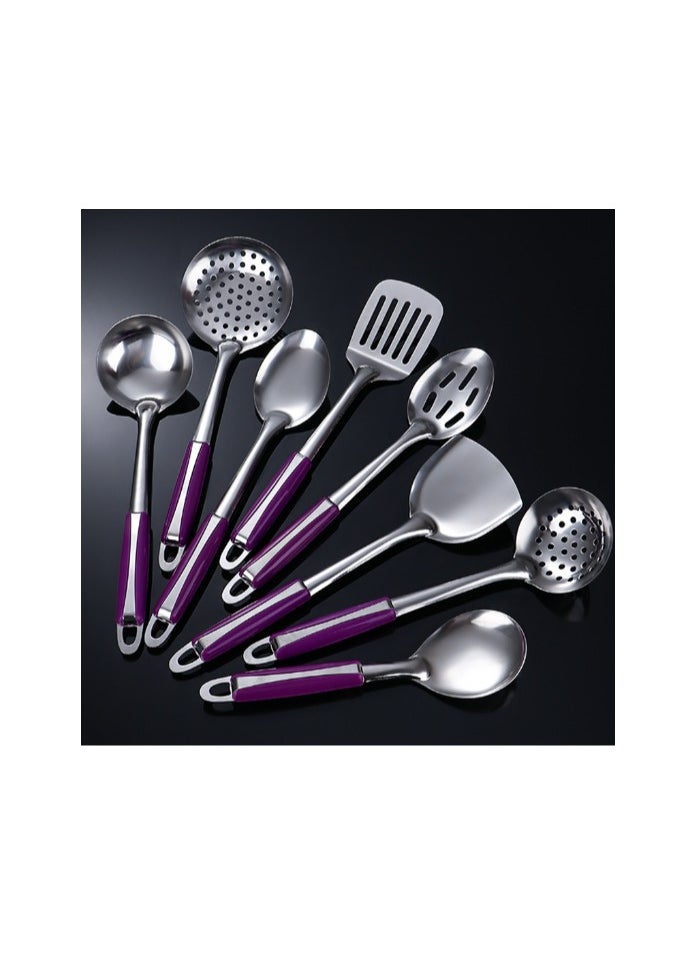 EBMINI New Stainless Steel Spatula Eight Piece Set 