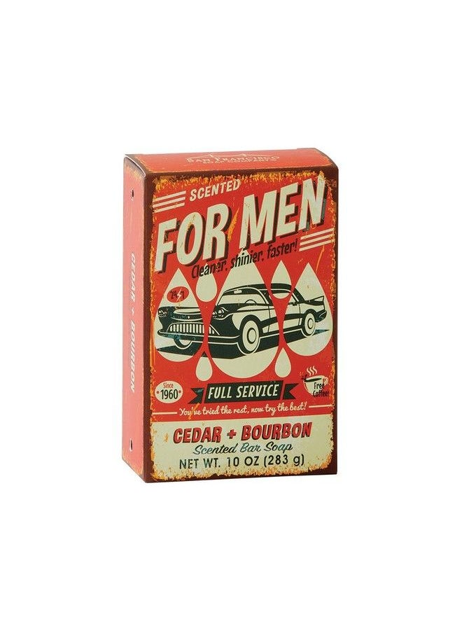 San Francisco Soap Company - Cedar And Bourbon Scented Bar Soap - Image 1