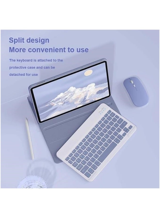 Backlit Keyboard Case Compatible with Lenovo Tab M9 9 inch Released 2023, Detachable Wireless Slim Leather Smart Cover Mouse - Image 4