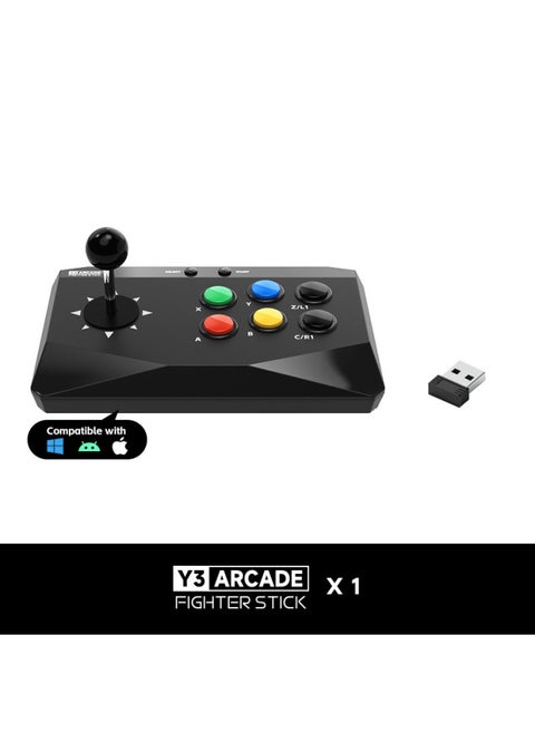 Wireless 2.4g Fighting Game Controller For Pc/android/ios/m8 Arcade Machines Dual Joystick Street Fighter Punch King-Product Color:1 Wireless Cradle + Receiver