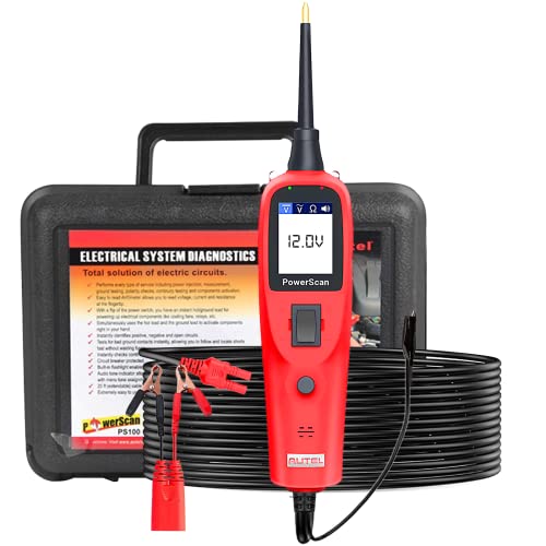 Autel PowerScan PS100 Circuit Tester, Universal 12V 24V Automotive Power Circuit Probe Kit with 20ft Extension Cable, AC/DC/Continuity/Probe/Signal Test, Activate Component Electrical System Tool - Image 1