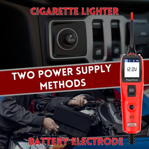 Autel PowerScan PS100 Circuit Tester, Universal 12V 24V Automotive Power Circuit Probe Kit with 20ft Extension Cable, AC/DC/Continuity/Probe/Signal Test, Activate Component Electrical System Tool - Image 5