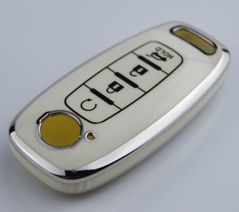 Zorratin Zorratin TPU Remote Smart Key Fob Case Cover Protector for New Type Remote Key for Nissan Rogue Pathfinder X-Trail 2023 2024 285E3-7LA6A - Image 1