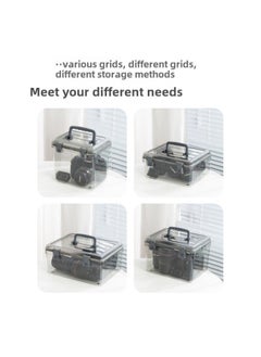 Generic Camera Moisture-proof Box SLR Lens Digital Desiccant Photographic Equipment Box Dehumidification Electronic Microphone Sealed Storage-Color:0l-large Size +  + Hygrometer + Mat + Strap  - Image 3
