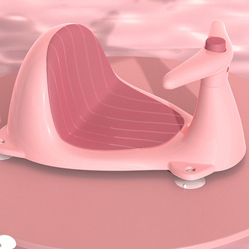 🚗 مقعد استحمام مع بخاخ ماء وتصميم مقاوم للانزلاق باللون الوردي - Image 5