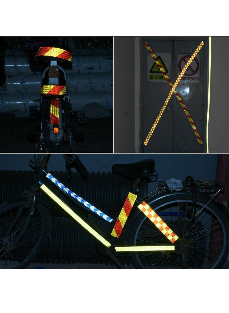 3 Rolls Reflective Tape Reflective Warning Tape Outdoor Waterproof Reflective Tape Nighttime Safety Stickers - Image 5