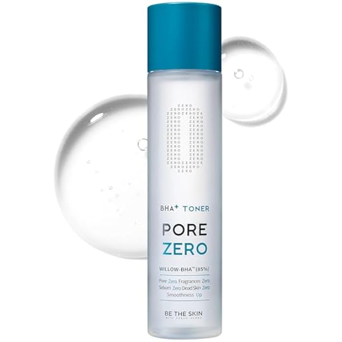 BE THE SKIN BHA+ Pore Zero Daily Exfoliating Toner - Pore Refining Korean Face Toner for Acne Prone Skin - Salicylic Acid for Pores and Sebum, 5.07 fl.oz. - Image 1
