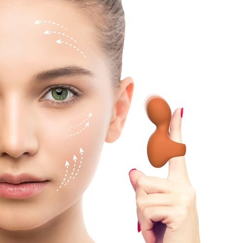 Fuigarry MiniRing Face Eye Handheld Massager Waterproof Portable Powerful Massage Tool Multifunctional Eye Jaw Finger and Body Massager Relieves Facial Muscle Fatigue and Pain - Image 2