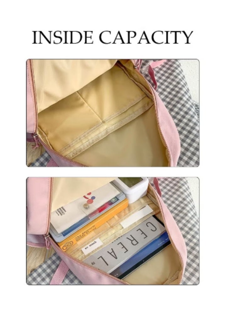 DUNISO Cute - Style Decoration Backpack | Plush Charms, Full of Cuteness - Image 5