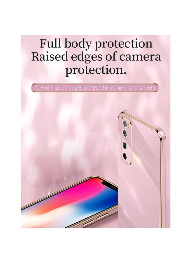 شين لي تونج جراب لهاتف Huawei nova 7 Pro 5G بحافة مستقيمة 6D مطلي بالكهرباء من مادة TPU - Image 4