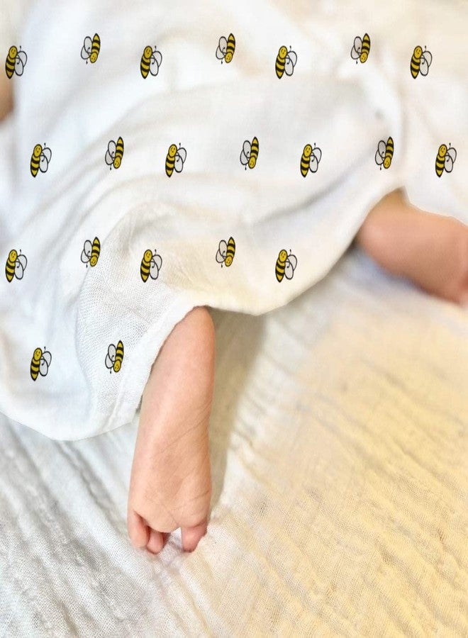 Rajlinen Muslin Swaddle Blankets - Soft Silky 100% Muslin Cotton Swaddle Blanket for Baby, Large 47 x 47 inches - Set of 4 - Seafaring - Image 3