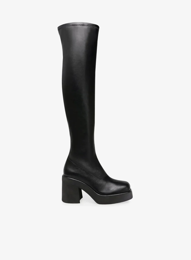 Steve madden upsurge-black women's boots