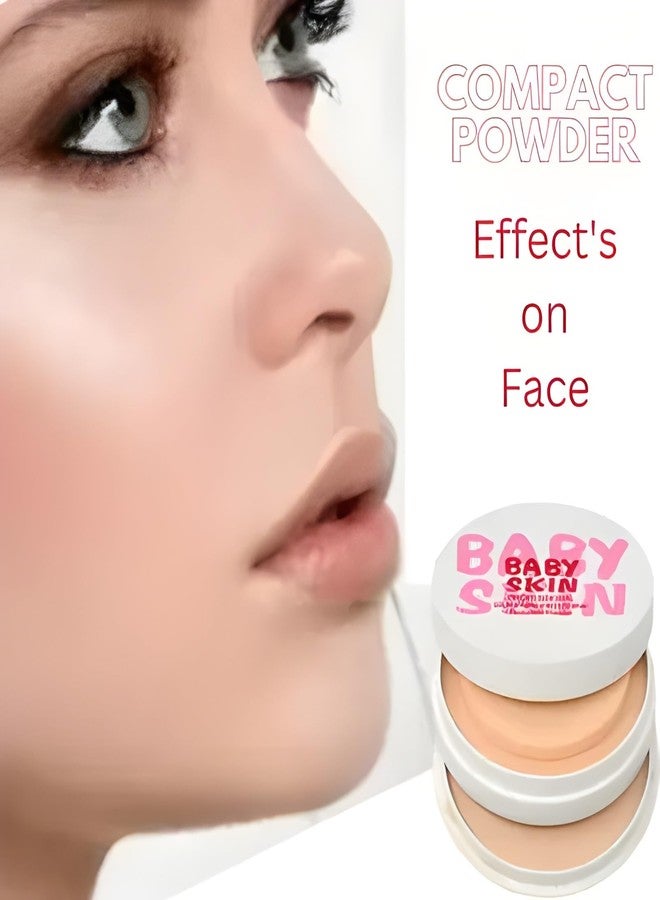 DOLO Baby Skin Two Way Cake Compact Powder (set of 1) - Image 3