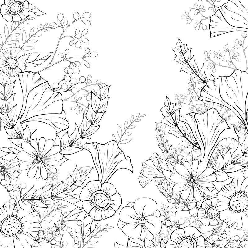 Nature, Garden and Forest: Colouring books for Adults with tear out sheets - Image 3
