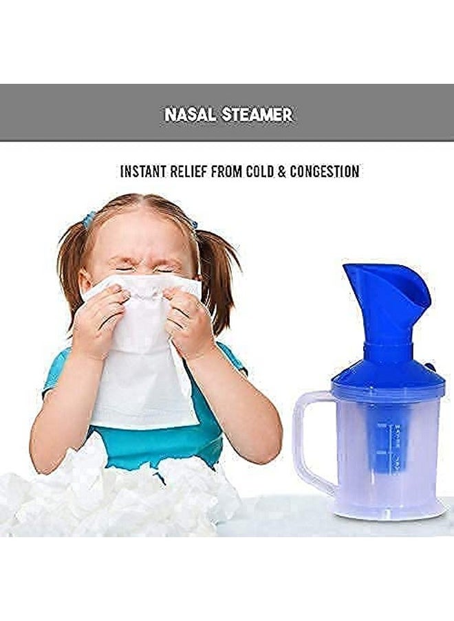 BeatStock BeatStock All in One with 3 in one Steam Vaporizer Steamer inhaler facial steamer for Cold and Cough and Beauty in New Texture (Dark Blue Model)  - Image 5