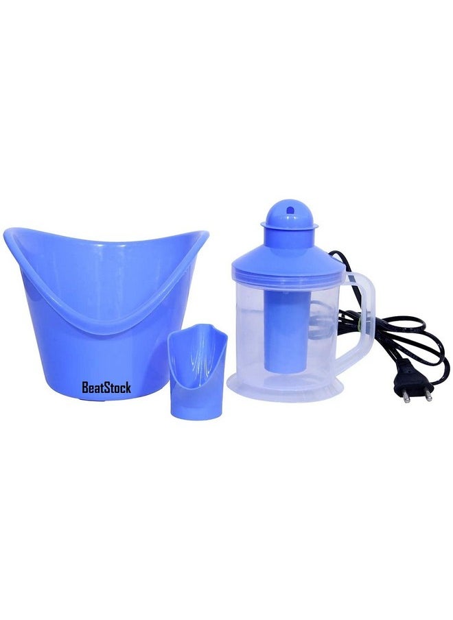 BeatStock BeatStock All in One with 3 in one Steam Vaporizer Steamer inhaler facial steamer for Cold and Cough and Beauty in New Texture (Dark Blue Model)  - Image 2