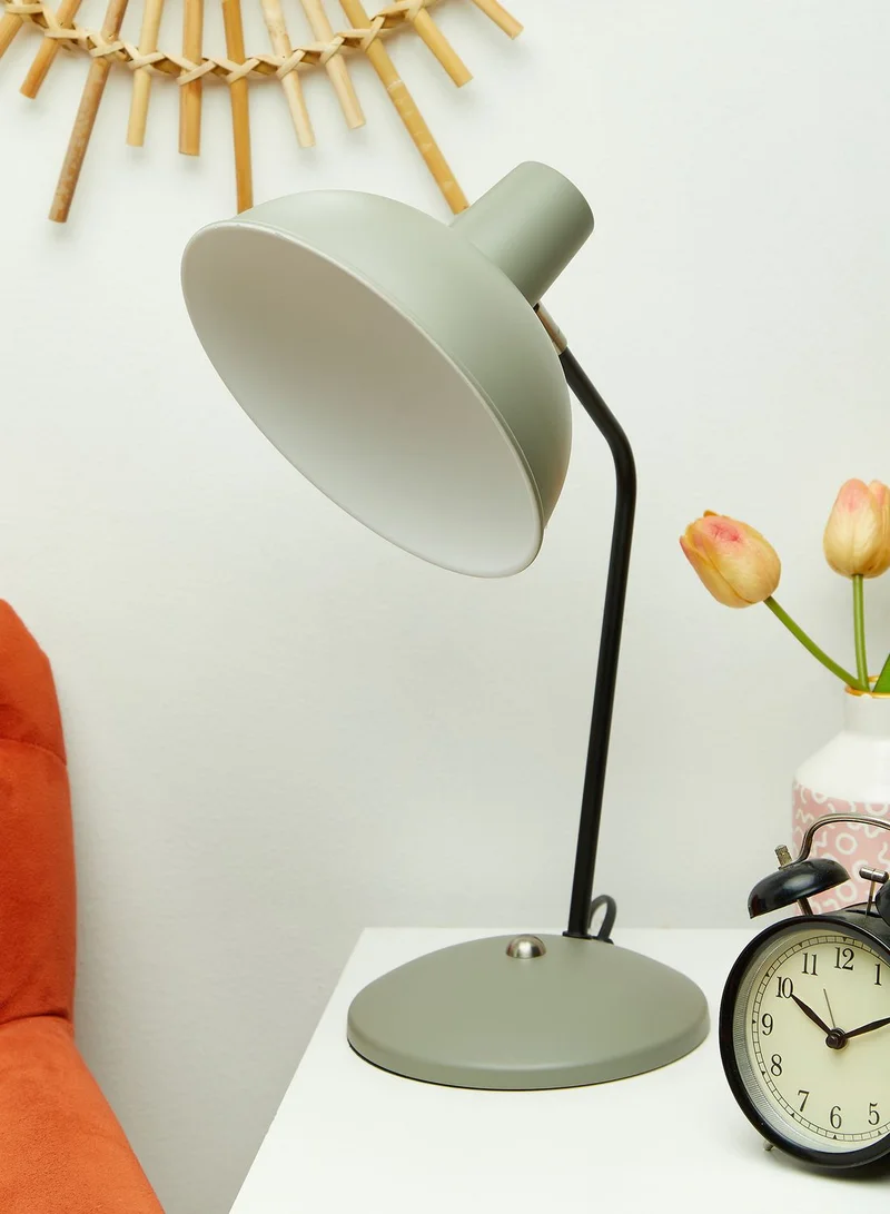 Leitmotiv Matte Warm Grey Hood Table Lamp