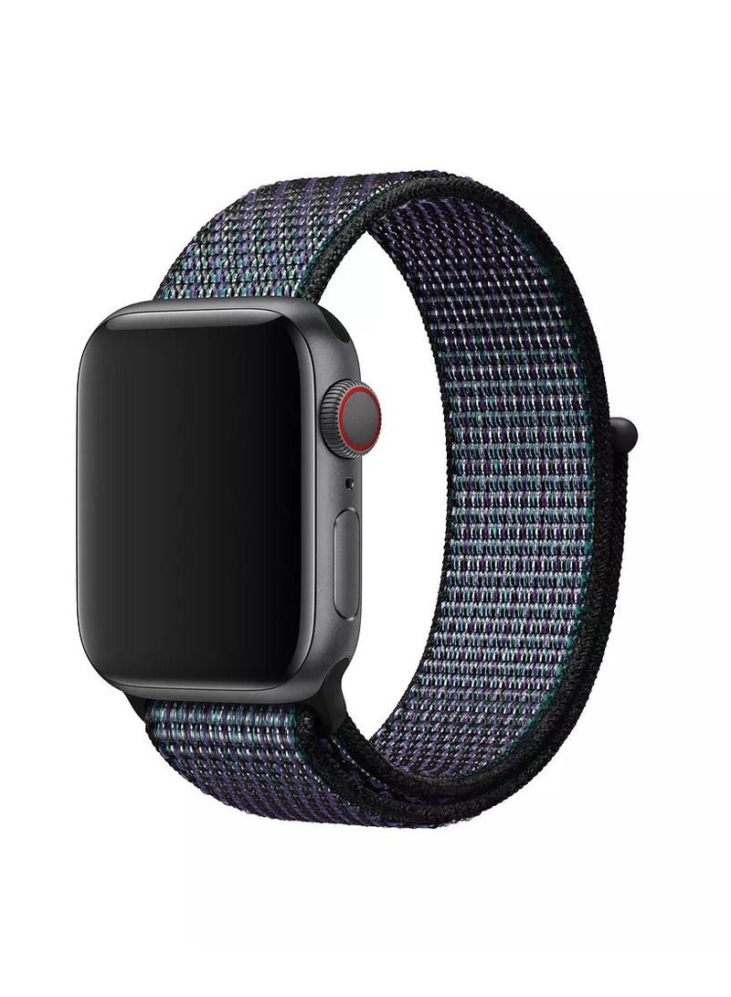 HEXABEX Apple Watch Band/Strap Compatible With 46mm/45mm/44mm/49mm Nylon Strap for Apple watch All Series Pine Green  - Image 2