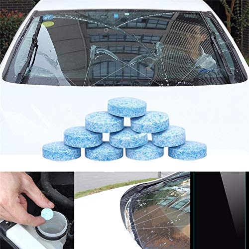 HSR Car Accessories in 10 PCs Car Wiper Detergent Effervescent Tablets Washer Auto Windshield Cleaner Glass Wash Cleaning Tablets - Image 2