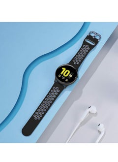 Generic strap Compatible with Samsung Active 2 Watch Bands /Galaxy Watch Activ, Galaxy Watch 3  Galaxy Watch Band, 20mm Soft Silicone Breathable Sport Replacement Accessories Women Men  - Image 2
