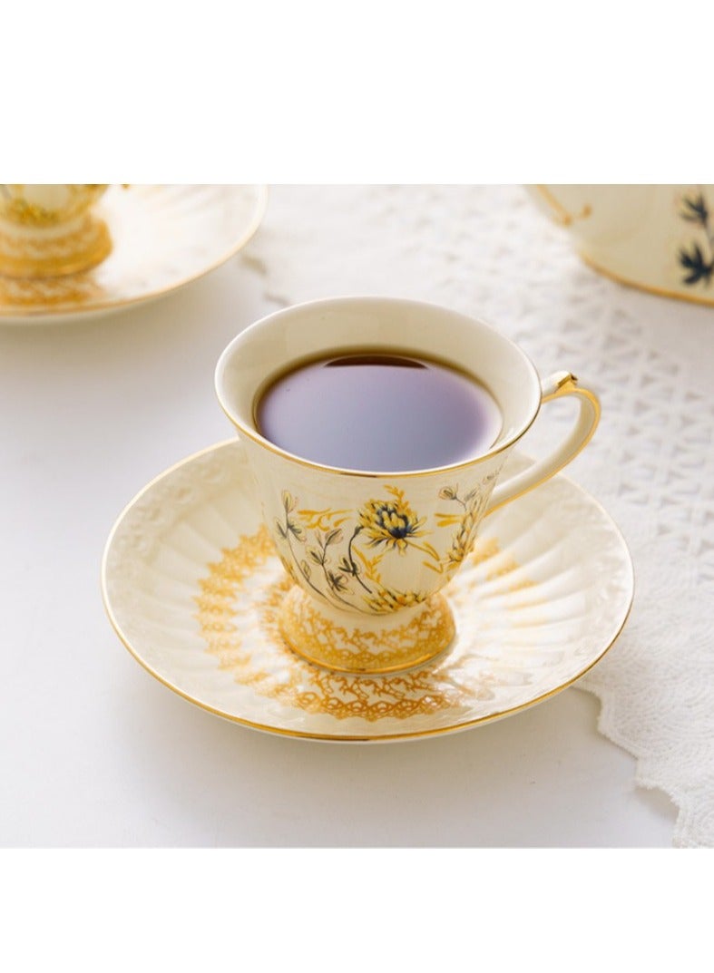 M MIAOYAN French palace style home coffee cup saucer water cup - Image 2