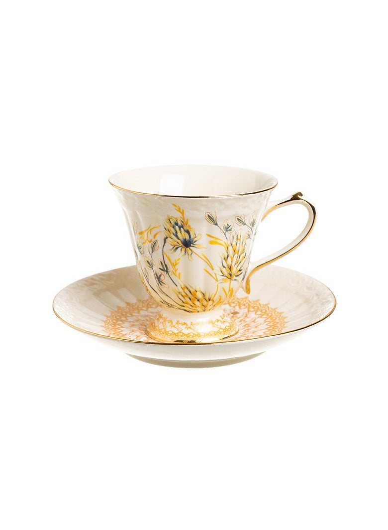 M MIAOYAN French palace style home coffee cup saucer water cup - Image 1
