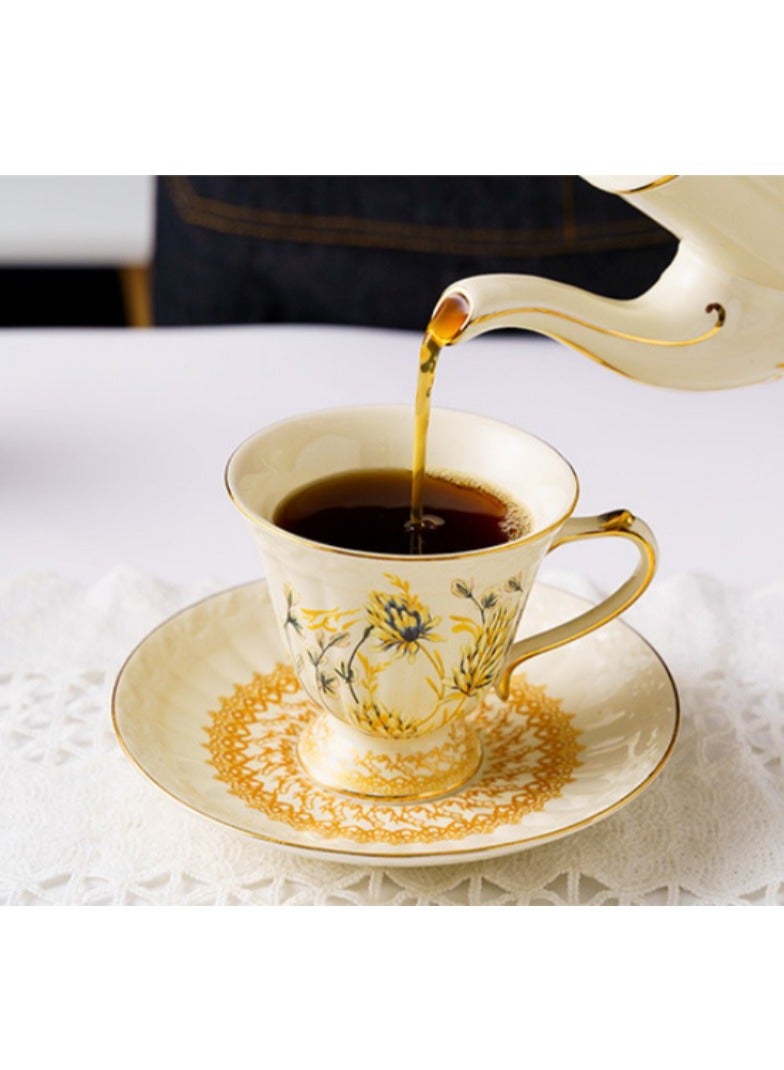 M MIAOYAN French palace style home coffee cup saucer water cup - Image 3