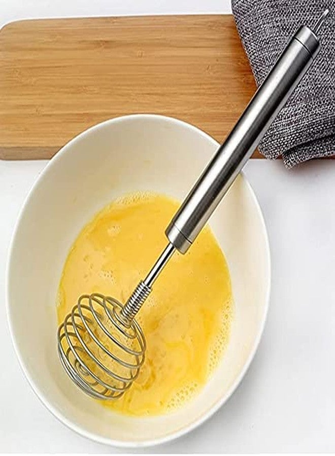Nexellar Stainless Steel Egg Beater - 1 Pcs Mini Egg Blending with Handle, Hand Mixer Without Electricity Utensils for Kitchen, Blending, Whisking, Beating, Stirring (Pack of 1) - Image 4