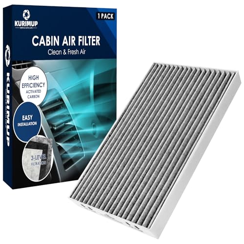 KURIMUP CF11177 Premium Cabin Air Filter with Activated Carbon Fit for Nissan Cube 20092014 Juke 20112017 Sentra 20132019 LEAF 20112023 All Trims - Image 1
