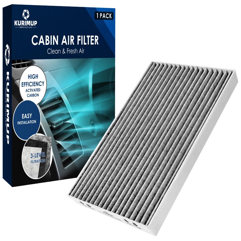 KURIMUP CF11177 Premium Cabin Air Filter with Activated Carbon Fit for Nissan Cube 20092014 Juke 20112017 Sentra 20132019 LEAF 20112023 All Trims - Image 2