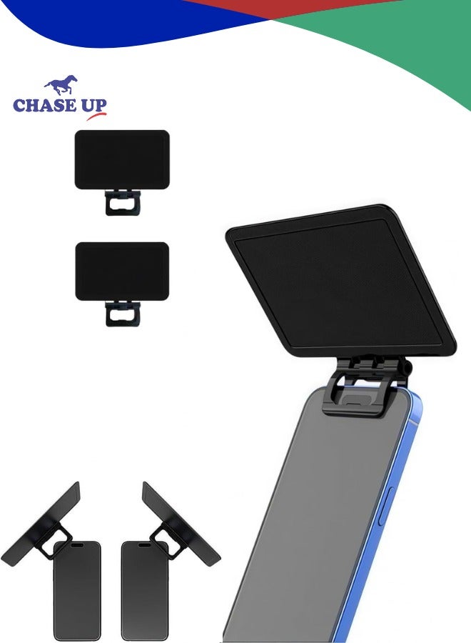 Chase Up 2pcs Cell Phone Sun Protection Umbrella, Anti-UV, Anti-Reflection, Anti-Glare Cell Phone Sunshade, New Adjustable Visor, Universal for iPhone and All Smartphones - Image 1