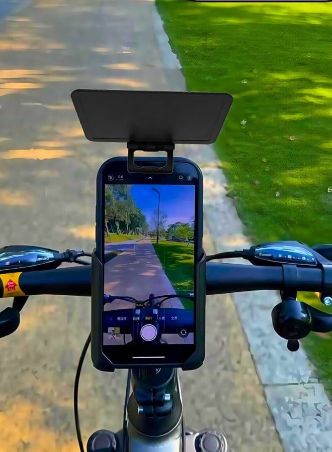 Chase Up 2pcs Cell Phone Sun Protection Umbrella, Anti-UV, Anti-Reflection, Anti-Glare Cell Phone Sunshade, New Adjustable Visor, Universal for iPhone and All Smartphones - Image 3