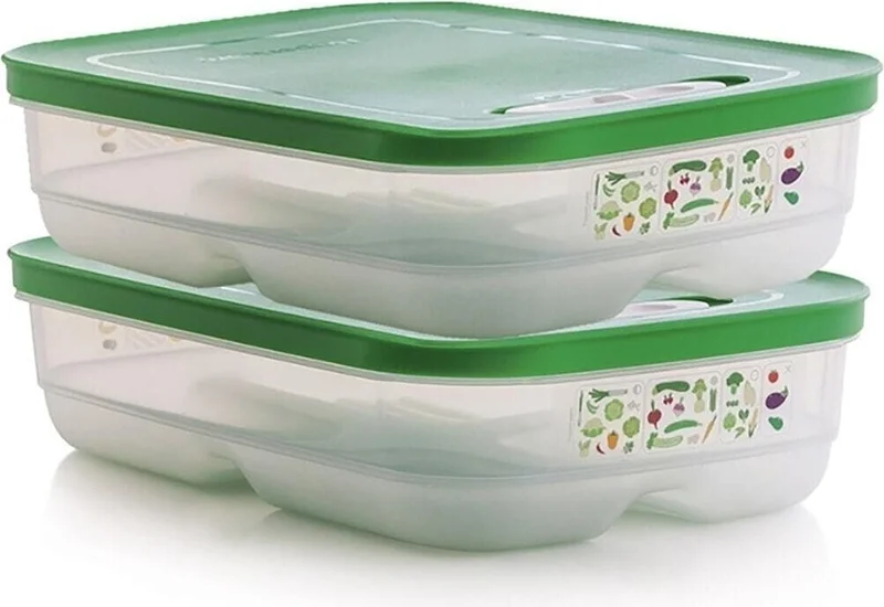 توبروير Tupperaware Greenhouse Refrigerator Storage Container Horizontal 2 X1.8 Lt