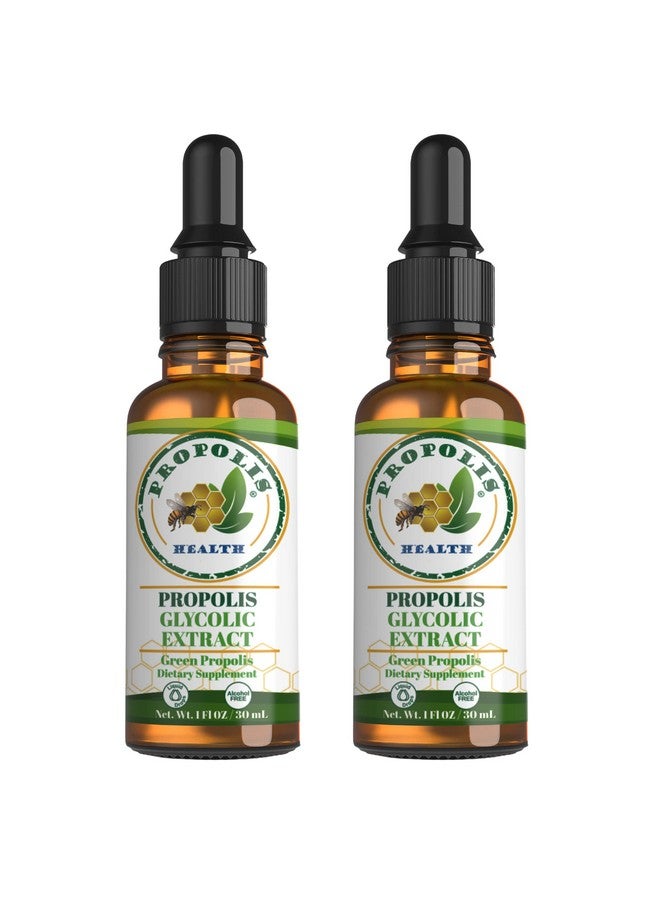 Propolis Health Green Propolis Extract Liquid - Brazilian Bee Propolis - Alcohol-Free Immune Support Supplement - 60-Day Supply - Natural Immunity Shots - Image 1