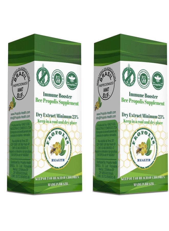 Propolis Health Green Propolis Extract Liquid - Brazilian Bee Propolis - Alcohol-Free Immune Support Supplement - 60-Day Supply - Natural Immunity Shots - Image 3