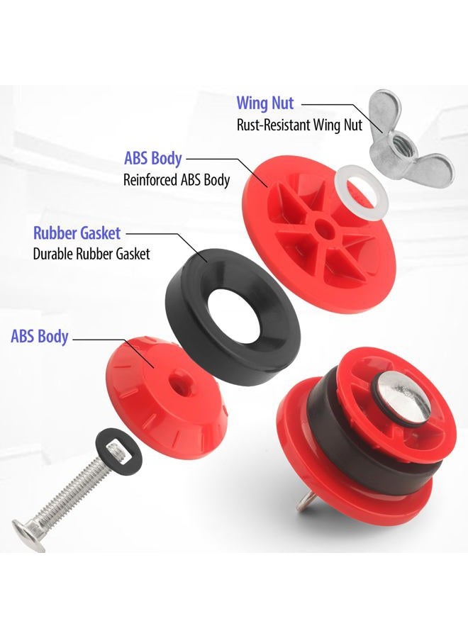 shiguan Mechanical End-of-Pipe Gripper Plug Set, 1.5" & 2" Pipe Test and Temporary Sealing for Plumbing - Image 3