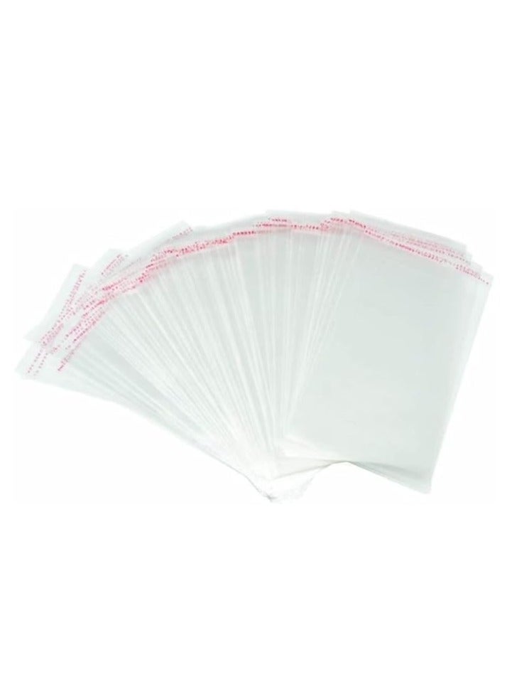 Terabyte Seal Clear Cellophane Resealable Self Adhesive Bags (7 x 11in, 100 Pieces) - Image 2