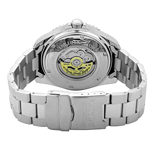 Invicta ساعة أوتوماتيكية من إنفيكتا للرجال برو دايفر 47 مم من الفولاذ المقاوم للصدأ، فضي (الموديل: 35718) - Image 4