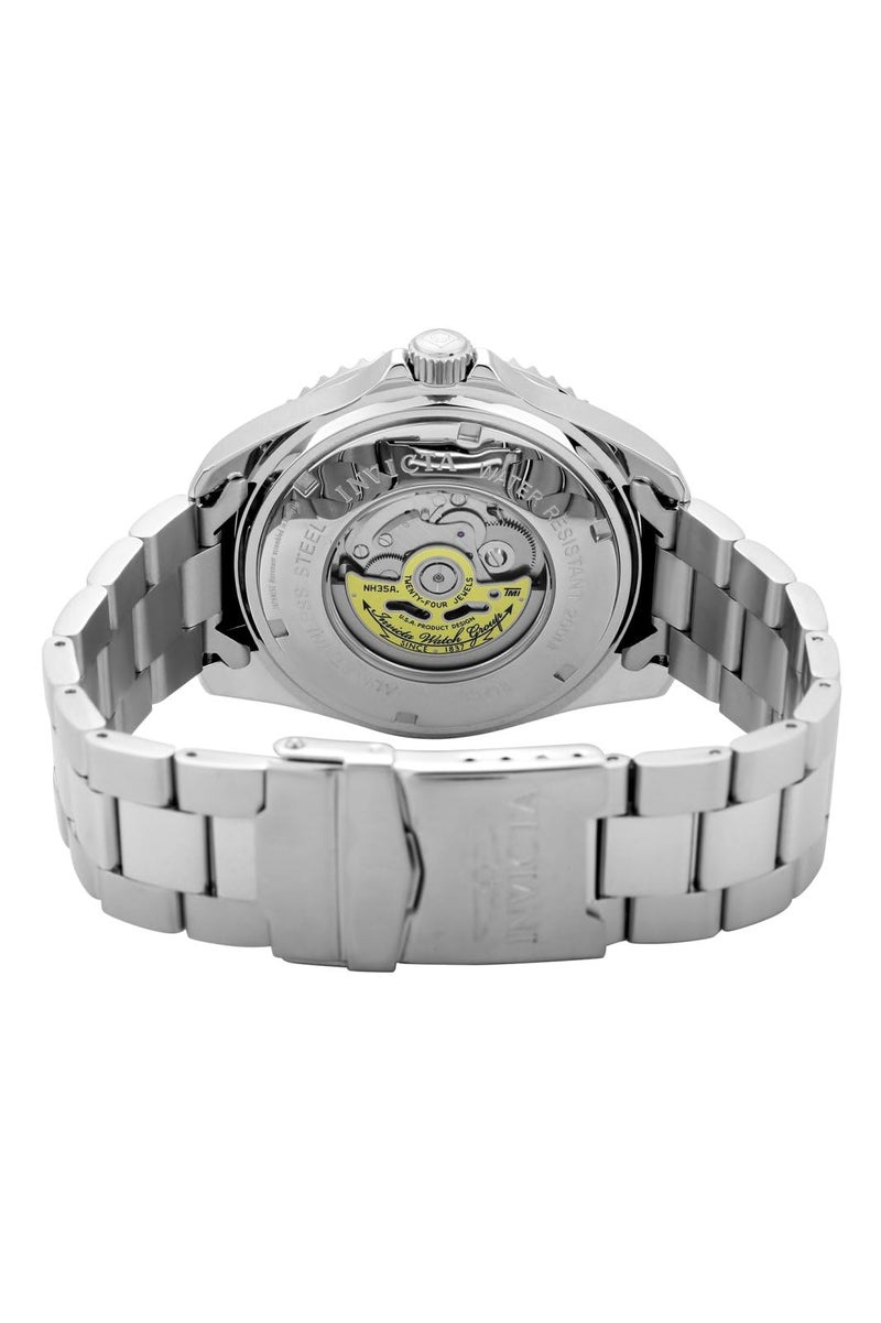 Invicta ساعة أوتوماتيكية من إنفيكتا للرجال برو دايفر 47 مم من الفولاذ المقاوم للصدأ، فضي (الموديل: 35718) - Image 5