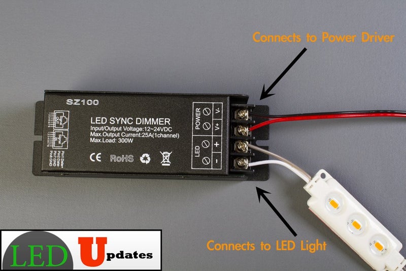 LEDupdates All-in-one LED Light controller (Heavy Duty single color LED Controller) - Image 2